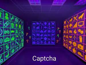 captcha Captcha game room at PlixPlex Challenge Arcade in Virginia Beach