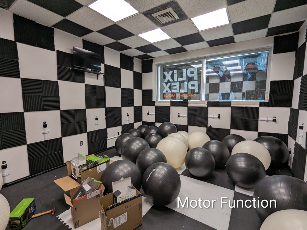 Motor Function game room at Plix Plex Challenge Arcade in Virginia Beach